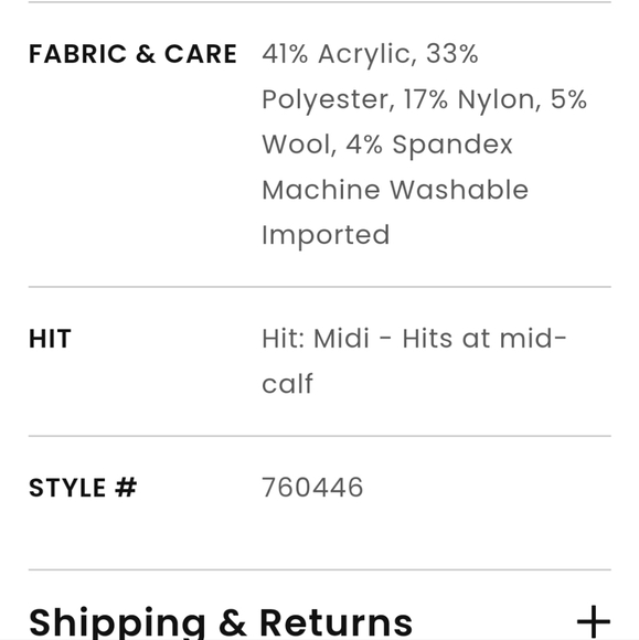 Loft Ribbed Turtleneck Midi Sweater Dress - Picture 8 of 8